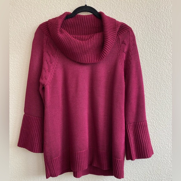 Chicos Cowl Neck Sweater - Picture 2 of 8